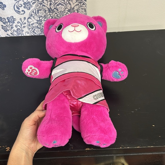 RETIRED Build-a-Bear Kabu Catlynn Pink Kitty Cat Cheerleader Stuffed Animal - Picture 3 of 17